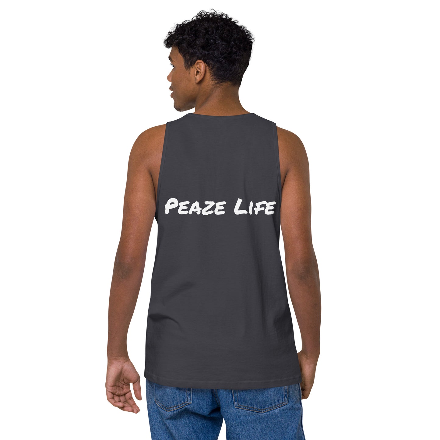 Official Sketch A Peaze Artist Logo Name Men’s Premium Tank Top