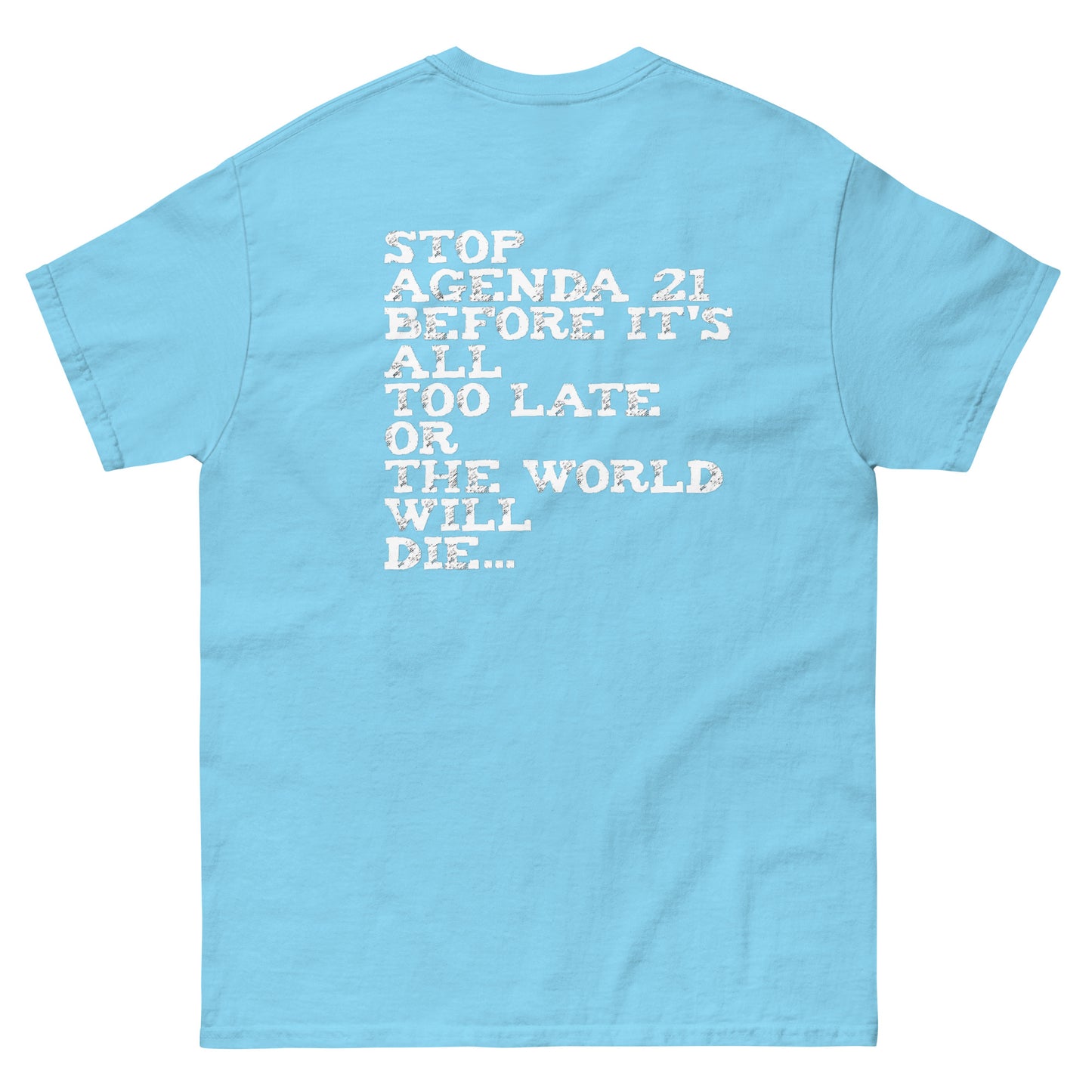 Official Sketch A Peaze Elites Are Poisoning World Society Unisex Classic Tee