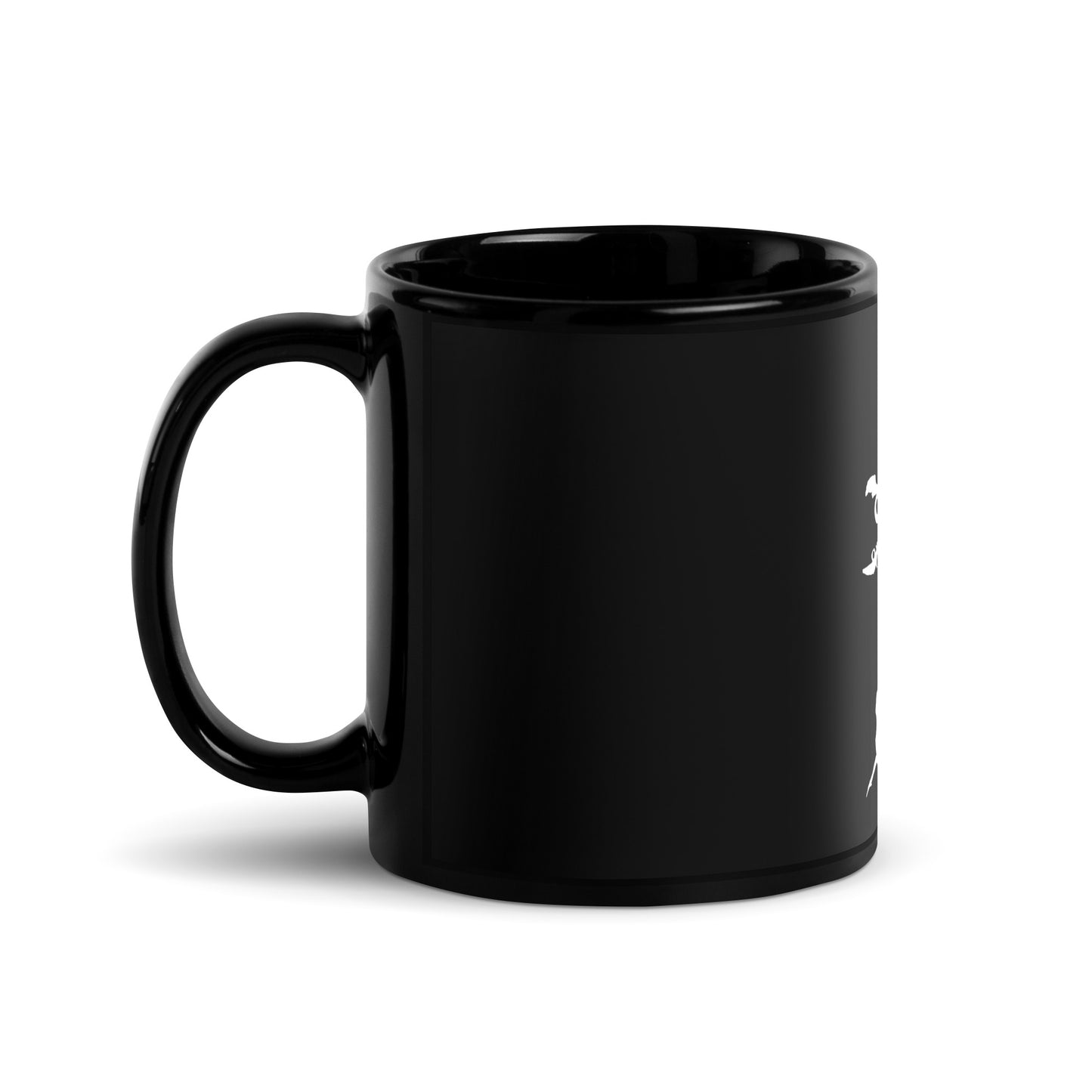 Official Sketch A Peaze (Peaze Symbol) Black Glossy Mug
