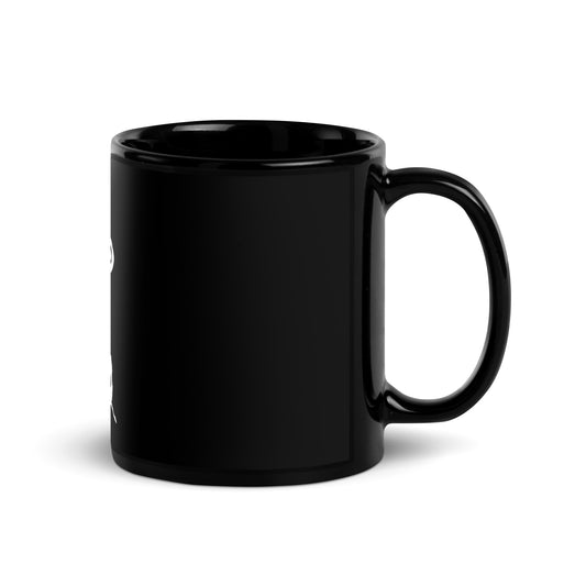Official Sketch A Peaze (Peaze Symbol) Black Glossy Mug
