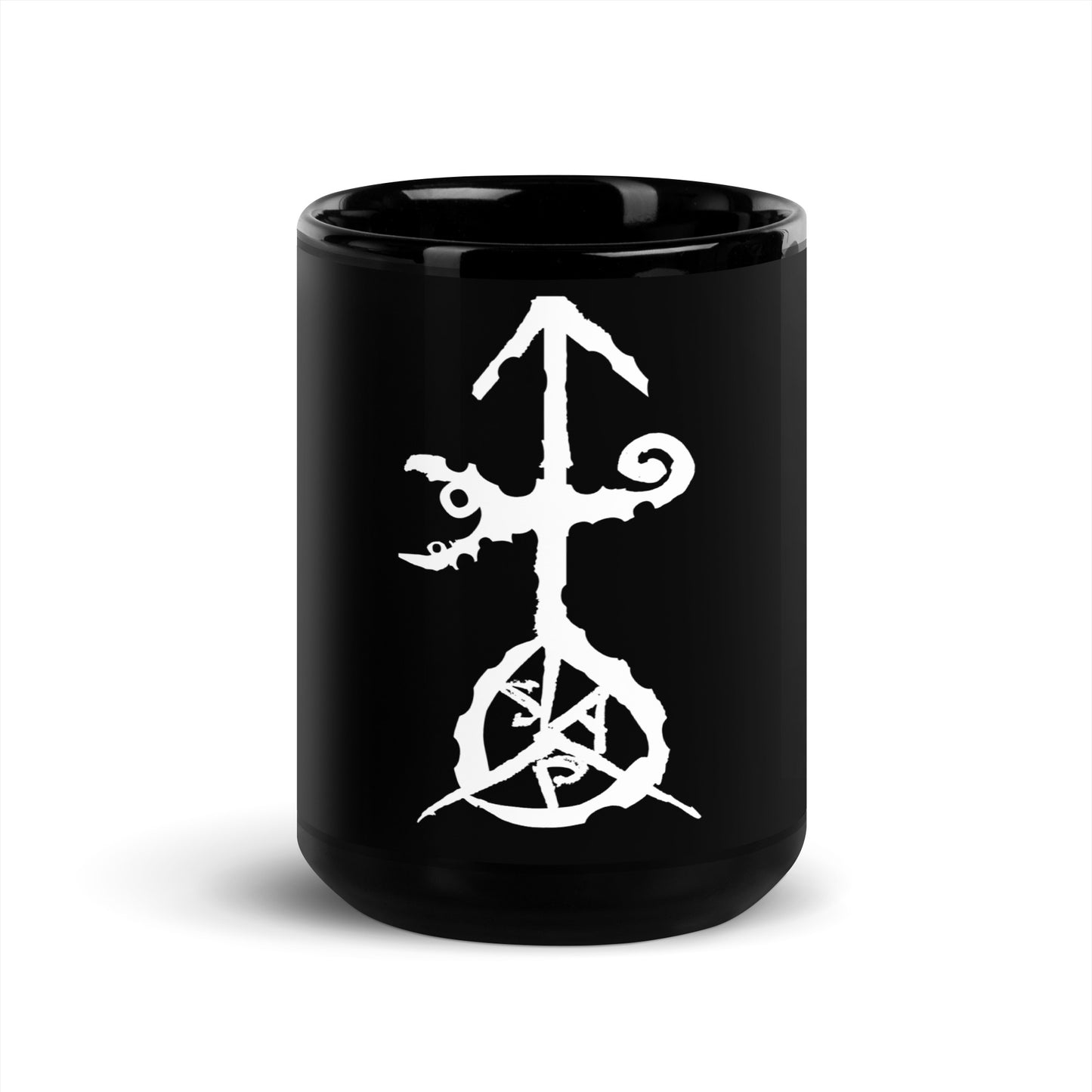 Official Sketch A Peaze (Peaze Symbol) Black Glossy Mug