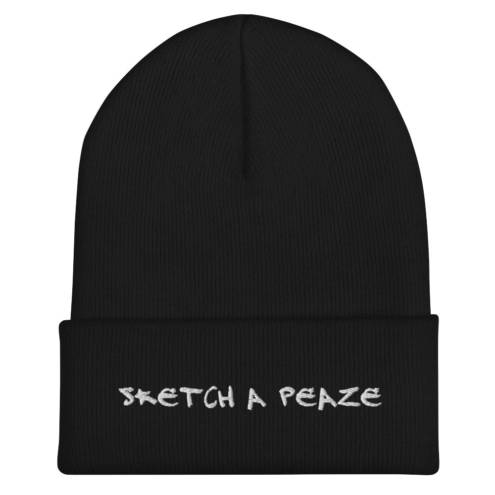 Official Sketch A Peaze Cuffed Beanie