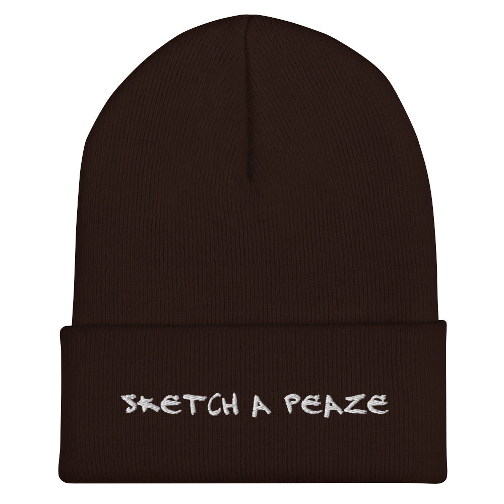 Official Sketch A Peaze Cuffed Beanie