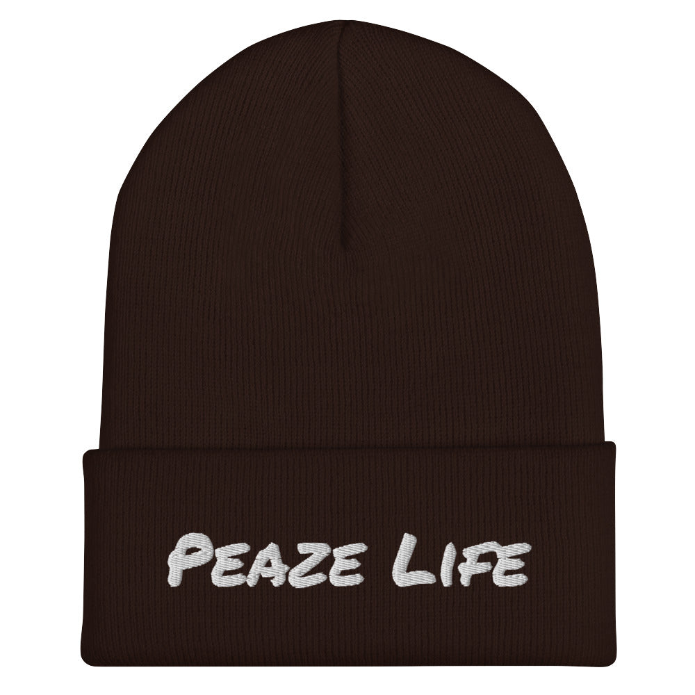 Official Sketch A Peaze Peaze Life Cuffed Beanie