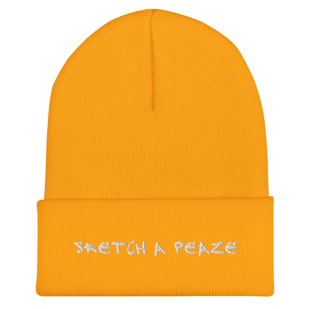 Official Sketch A Peaze Cuffed Beanie