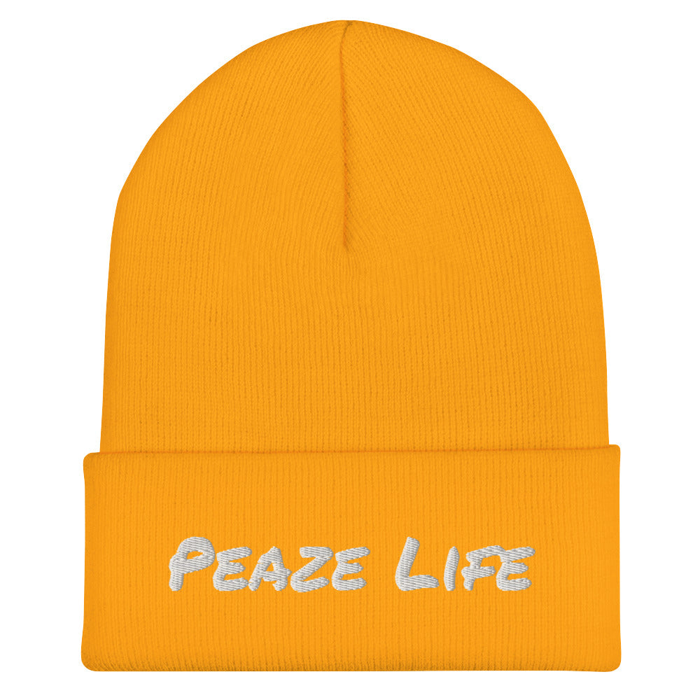 Official Sketch A Peaze Peaze Life Cuffed Beanie