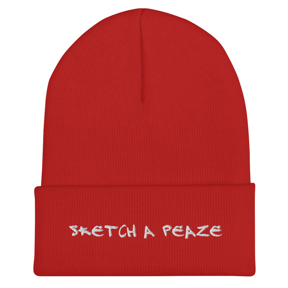 Official Sketch A Peaze Cuffed Beanie
