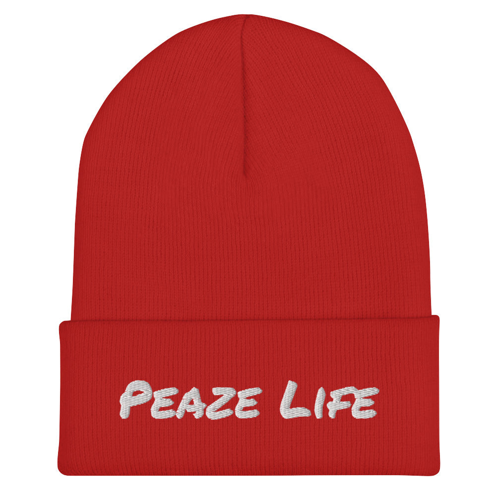 Official Sketch A Peaze Peaze Life Cuffed Beanie