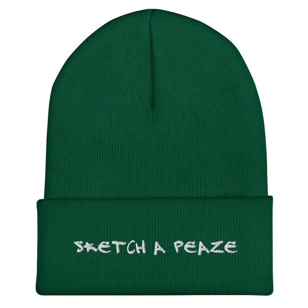 Official Sketch A Peaze Cuffed Beanie