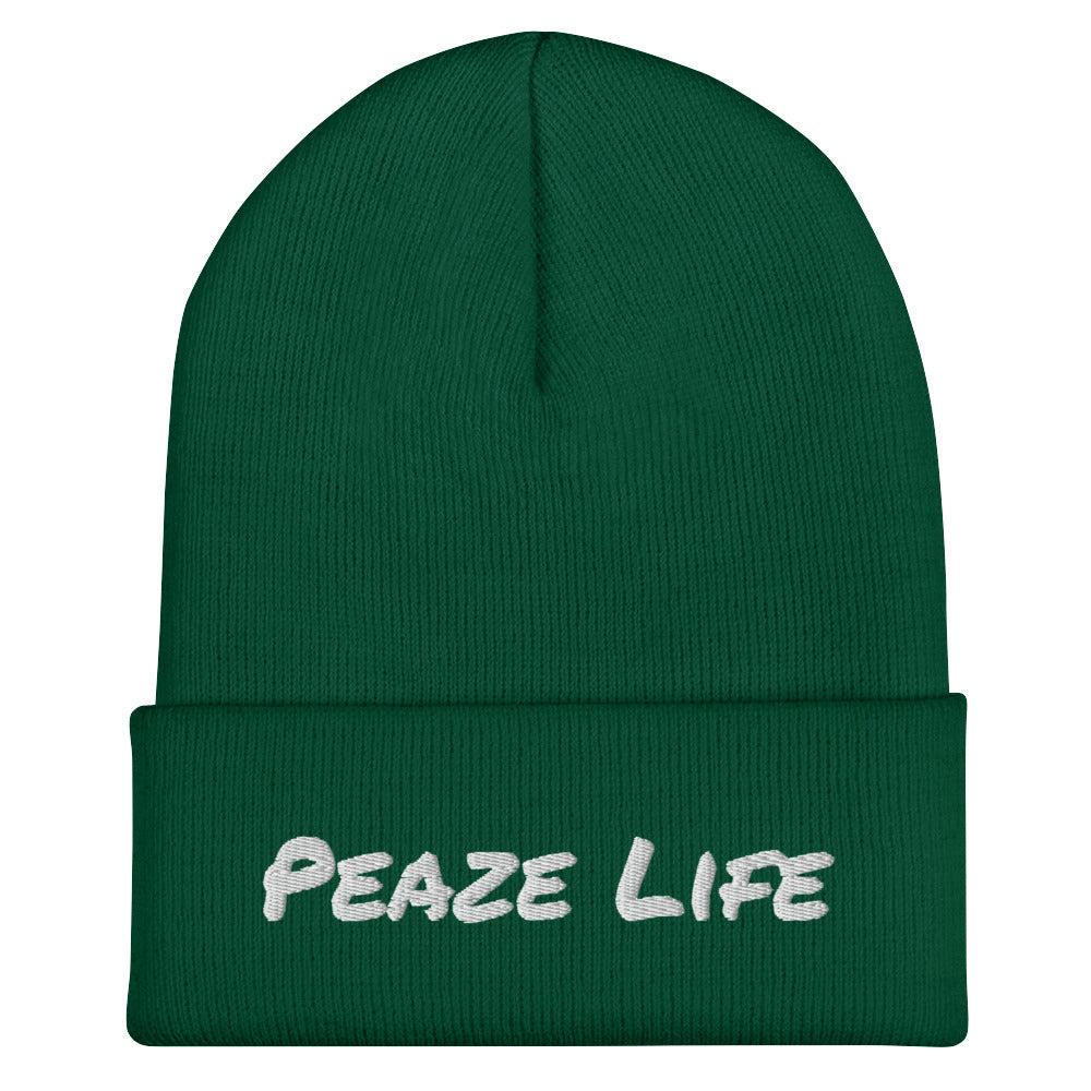 Official Sketch A Peaze Peaze Life Cuffed Beanie