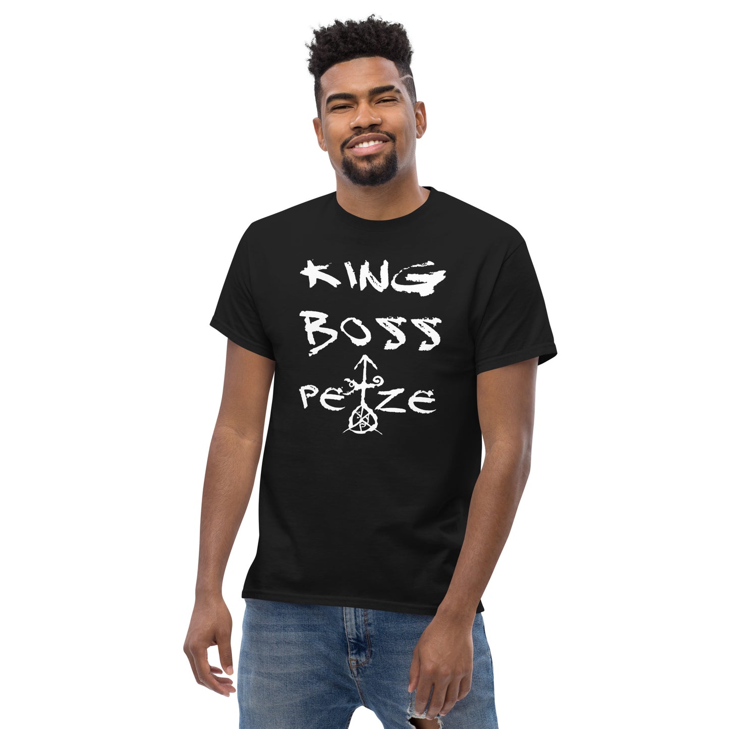 Official Sketch A Peaze King Boss Peaze Ultimate World Boss Men's Classic Tee