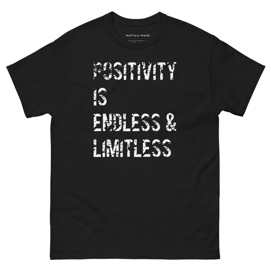 Official Sketch A Peaze Positivity is Endless & Limitless Men's Classic Tee