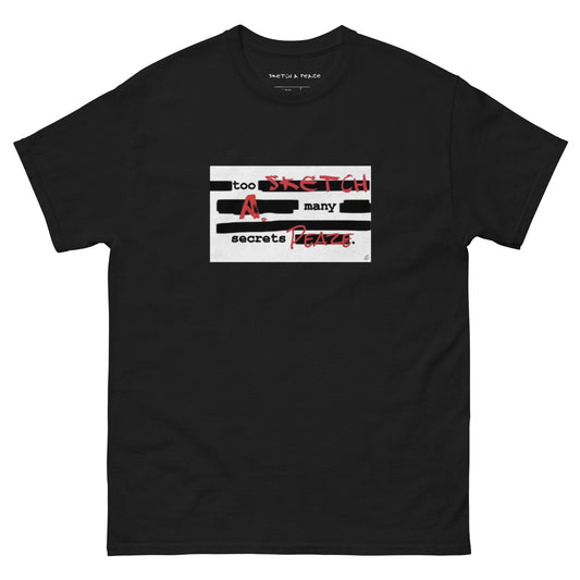 Official Sketch A Peaze Too Many Secretz Promo Single Men's Classic Tee