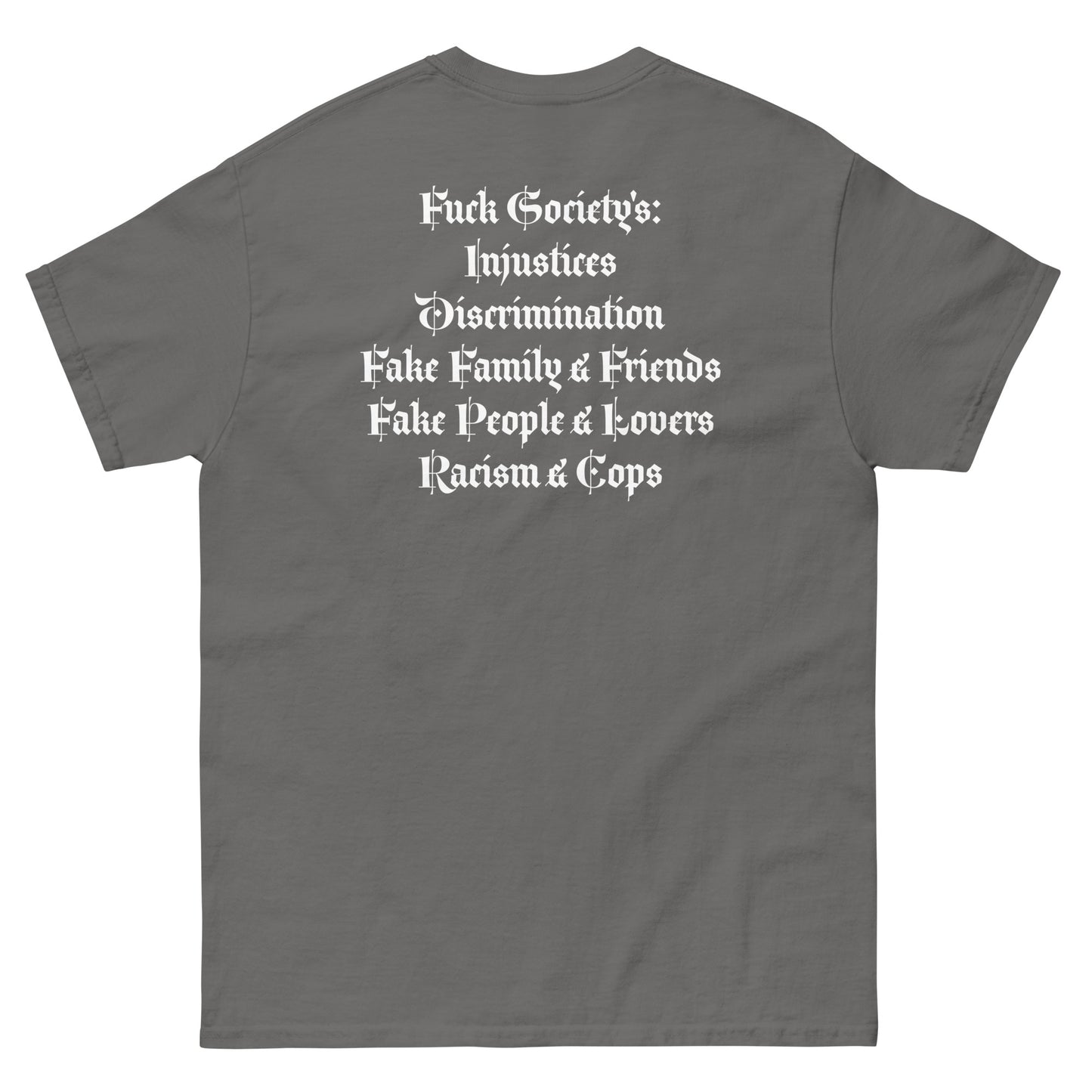 Official Sketch A Peaze Society's Never Pleased Men's Classic Tee