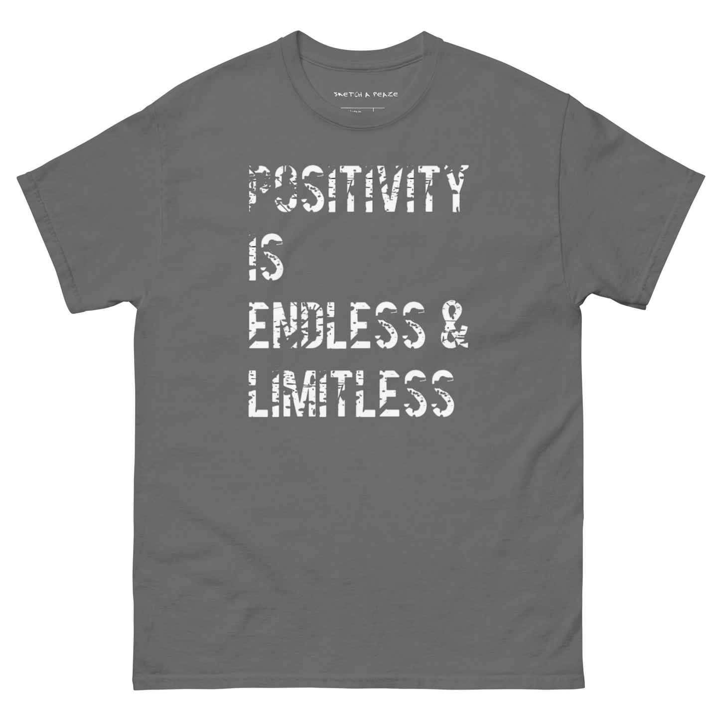 Official Sketch A Peaze Positivity is Endless & Limitless Men's Classic Tee