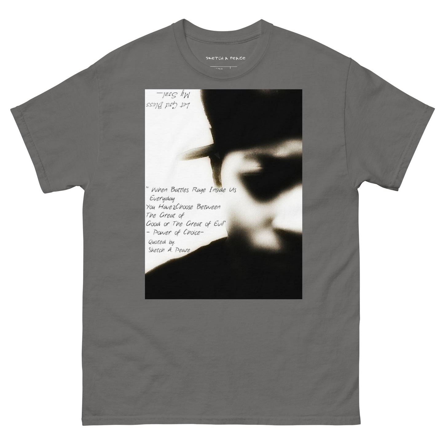 Official Sketch A Peaze Life is A Personal Battle Men's Classic Tee