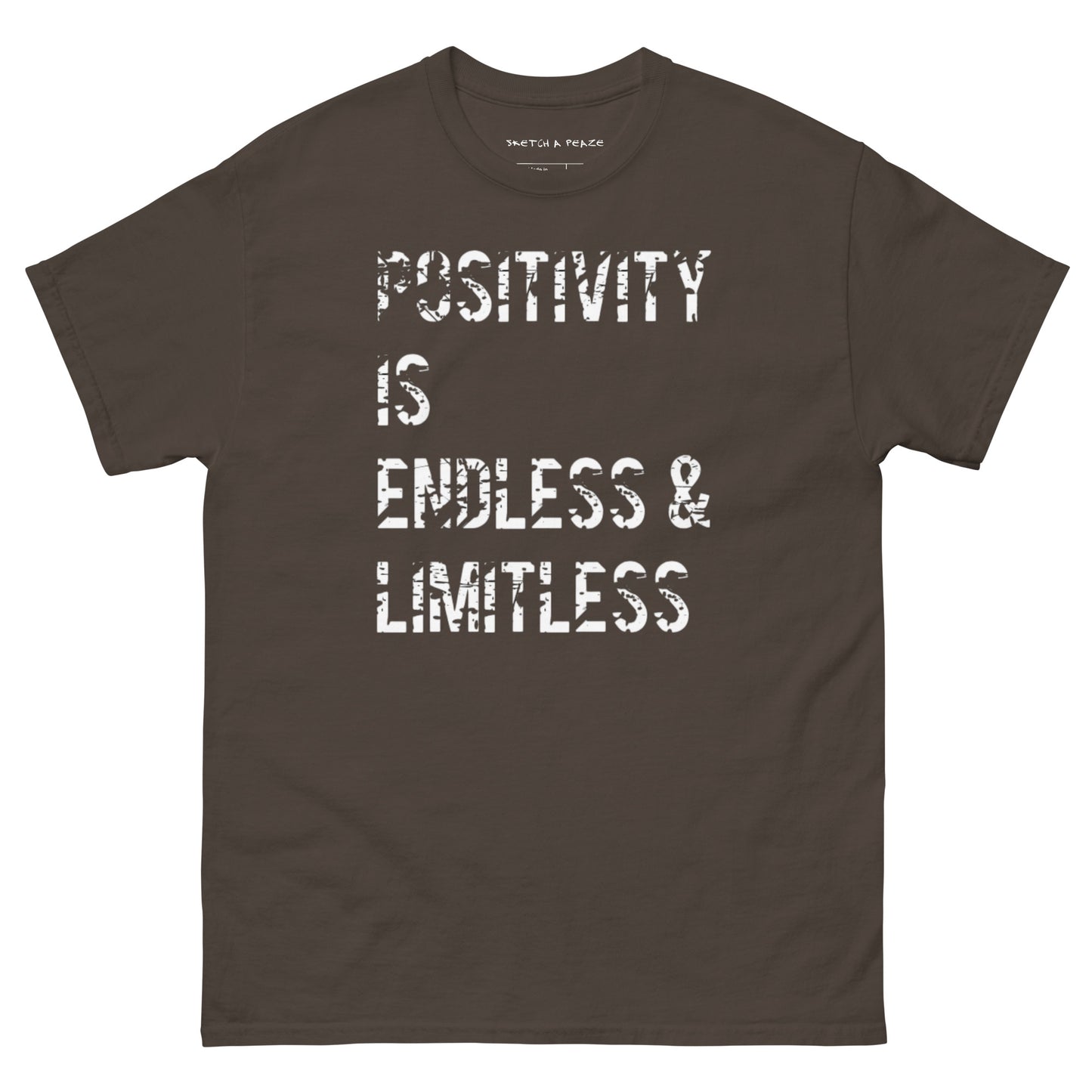 Official Sketch A Peaze Positivity is Endless & Limitless Men's Classic Tee