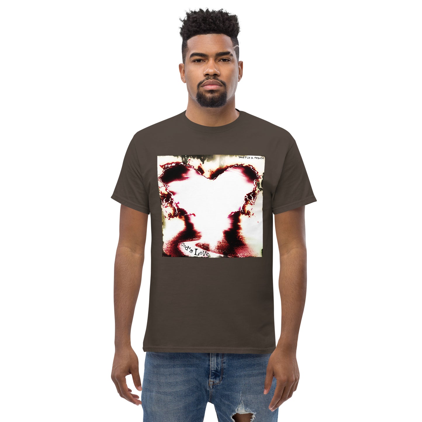 Official Sketch A Peaze God's Love Album Cover Men's Classic Tee