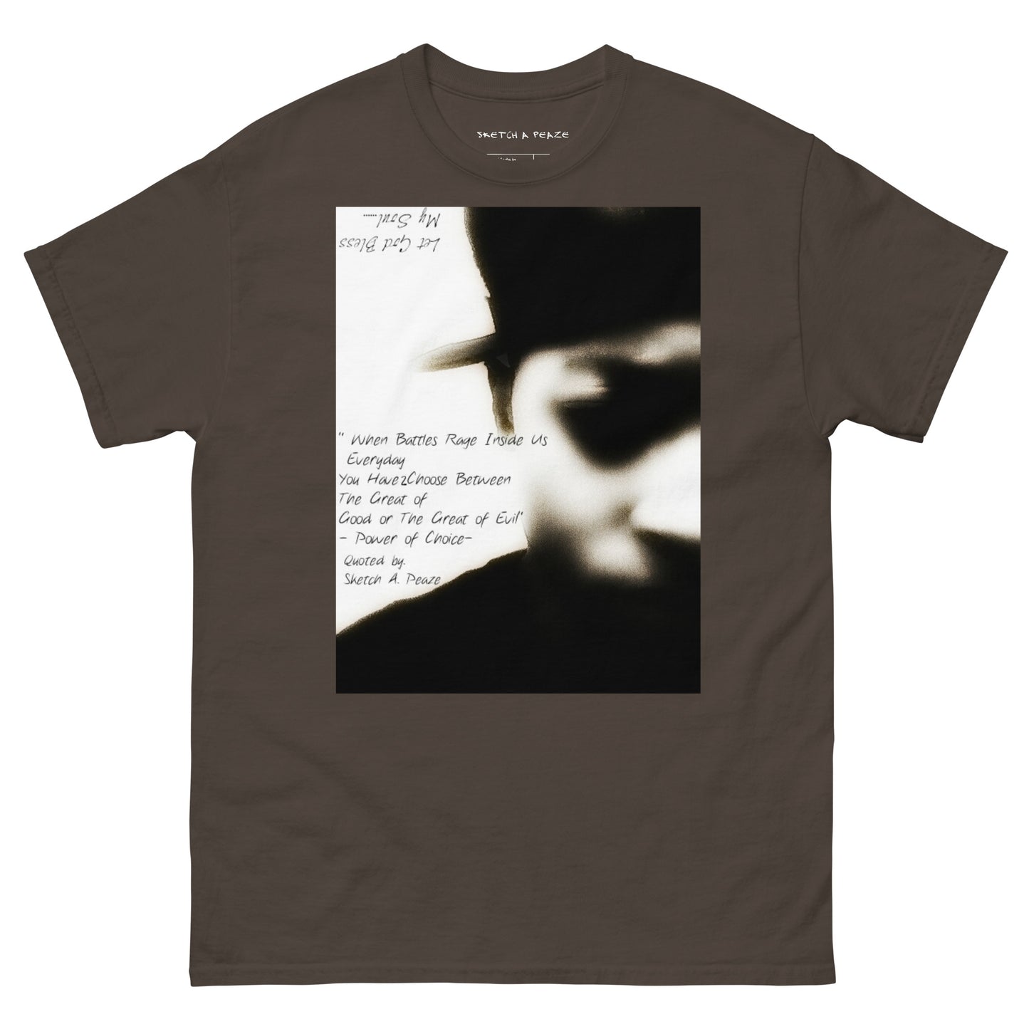 Official Sketch A Peaze Life is A Personal Battle Men's Classic Tee
