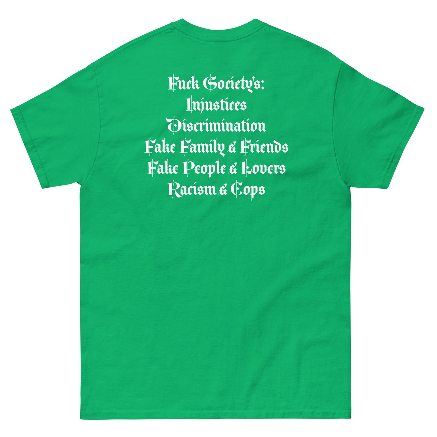 Official Sketch A Peaze Society's Never Pleased Men's Classic Tee