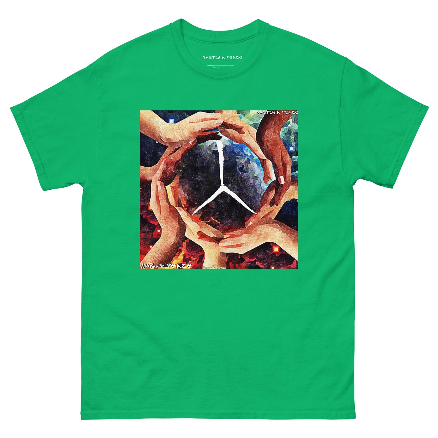 Official Sketch A Peaze World Peaze Album Single Men's Classic Tee