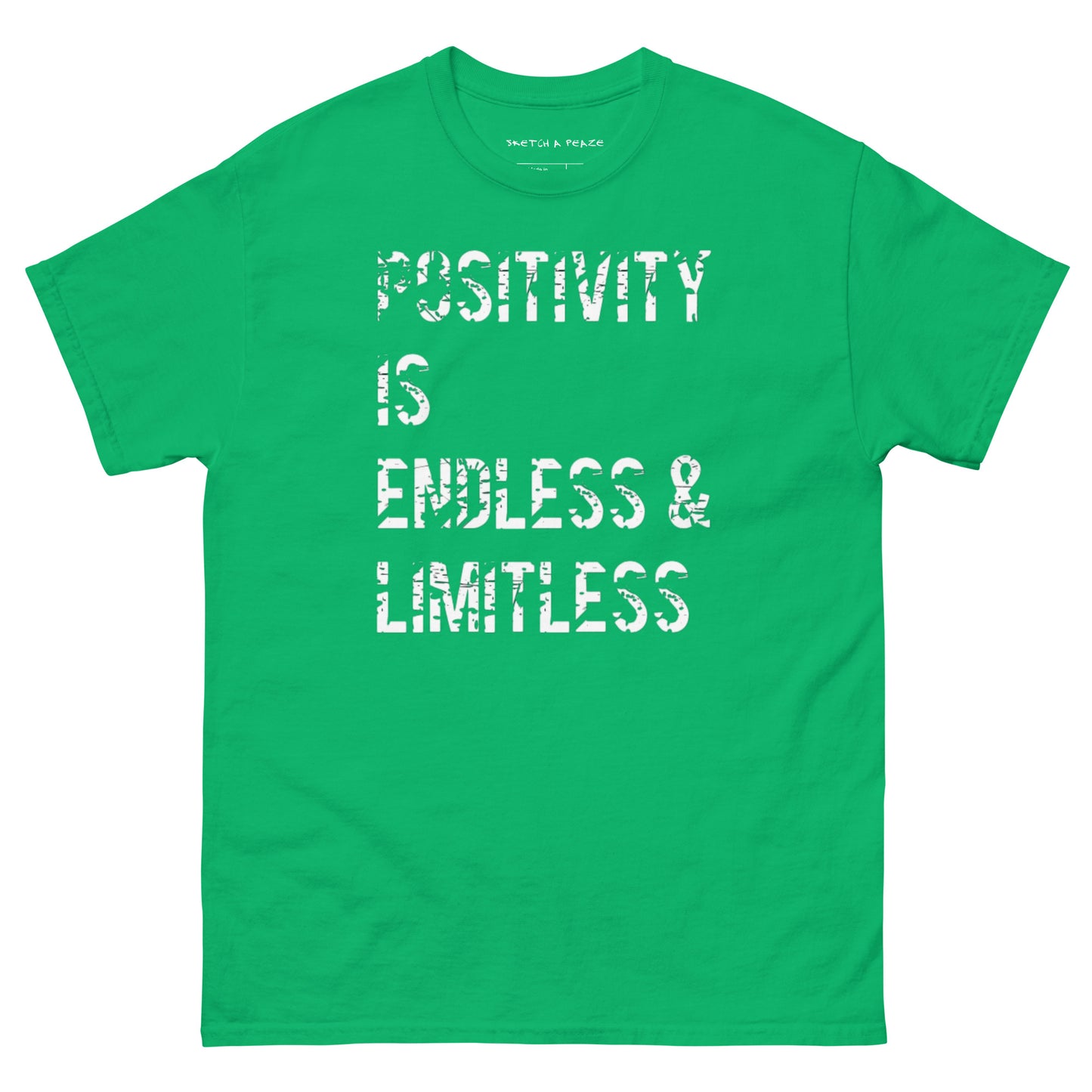Official Sketch A Peaze Positivity is Endless & Limitless Men's Classic Tee