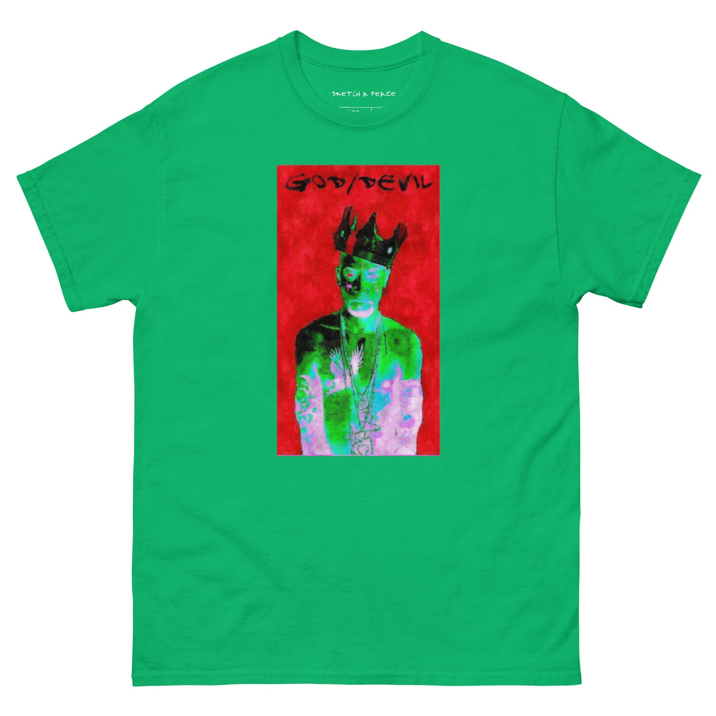 Official Sketch A Peaze God Devil Musician Men's Classic Tee