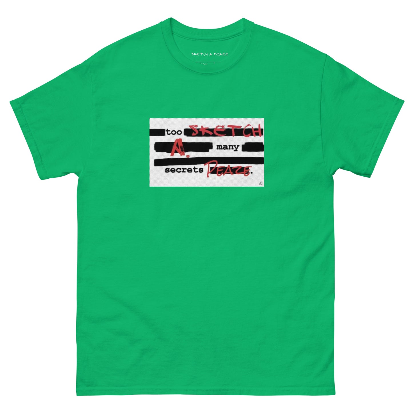 Official Sketch A Peaze Too Many Secretz Promo Single Men's Classic Tee