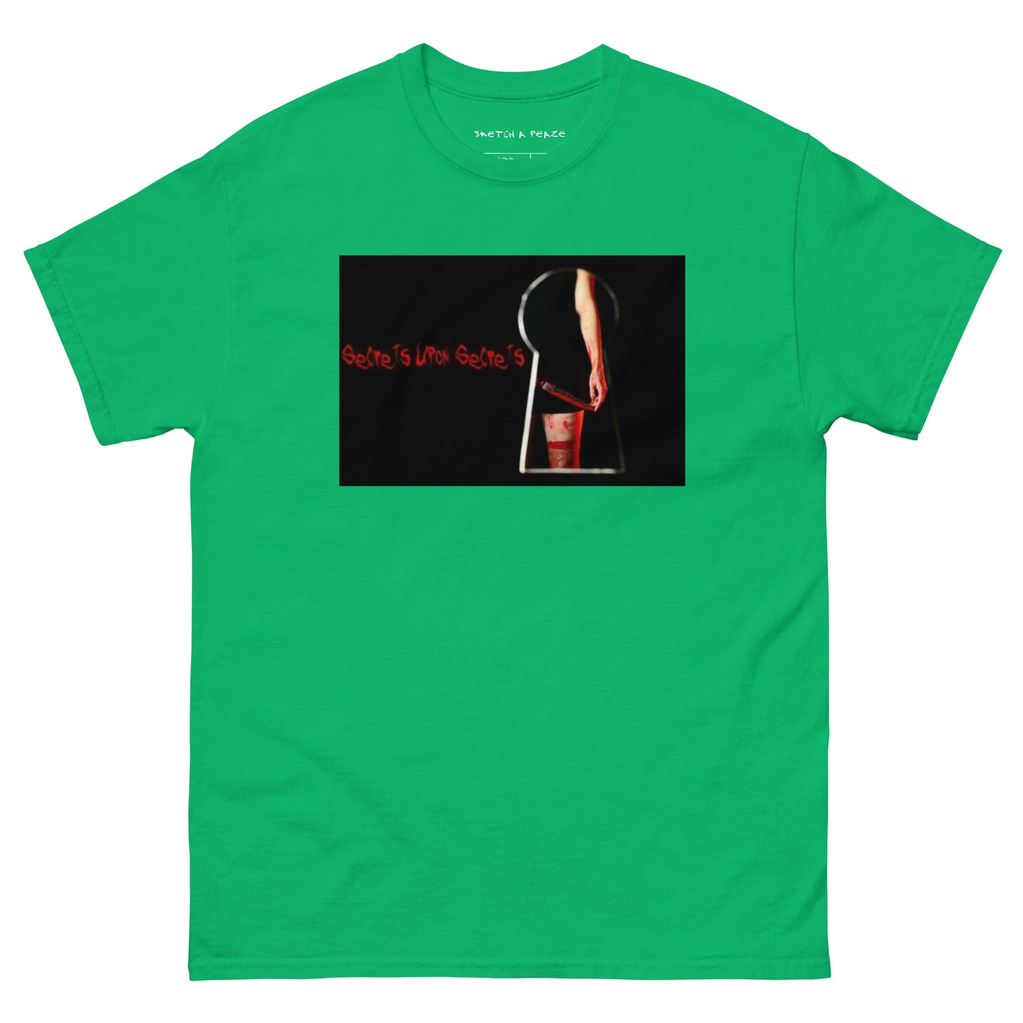 Official Sketch A Peaze Secrets Upon Secrets Movie Promo Poster Motion Picture Men's Classic Tee