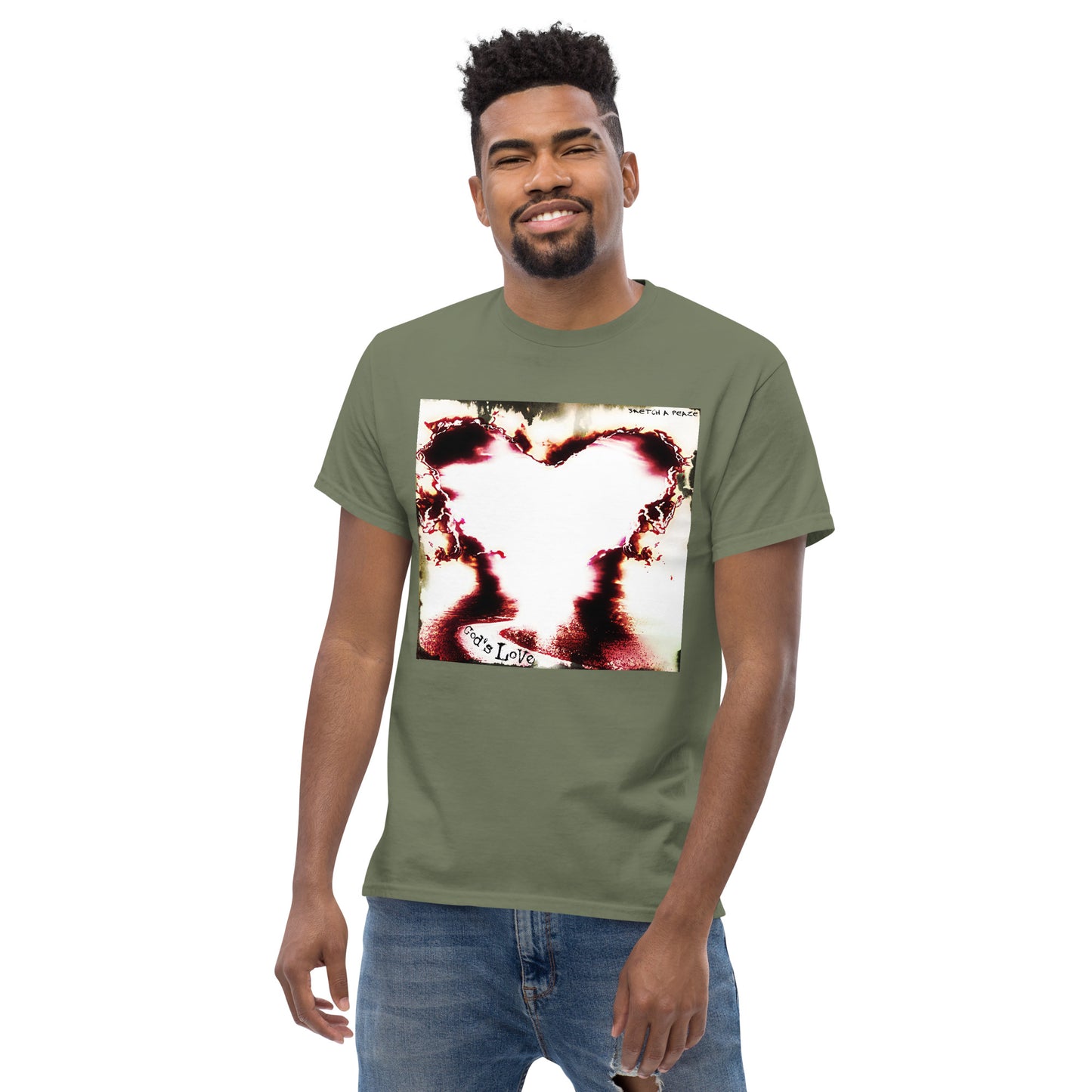 Official Sketch A Peaze God's Love Album Cover Men's Classic Tee