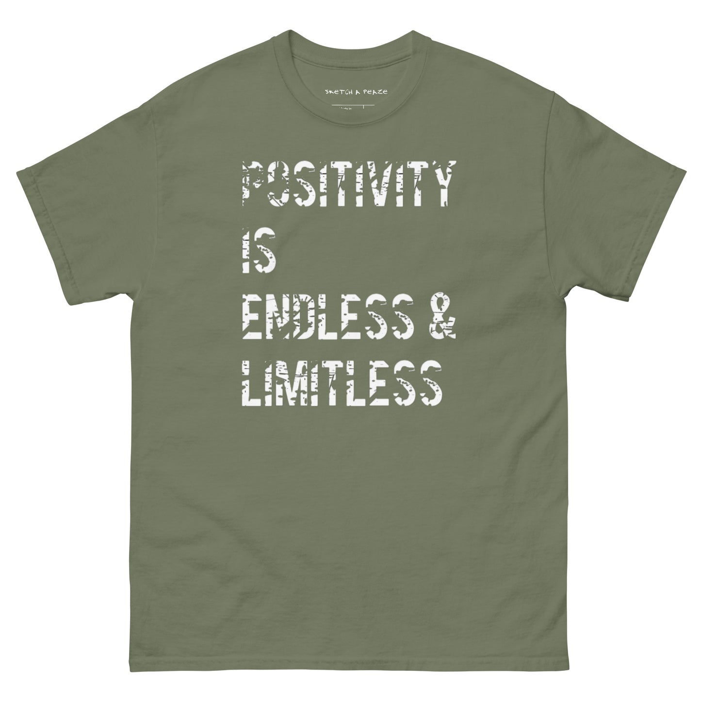 Official Sketch A Peaze Positivity is Endless & Limitless Men's Classic Tee