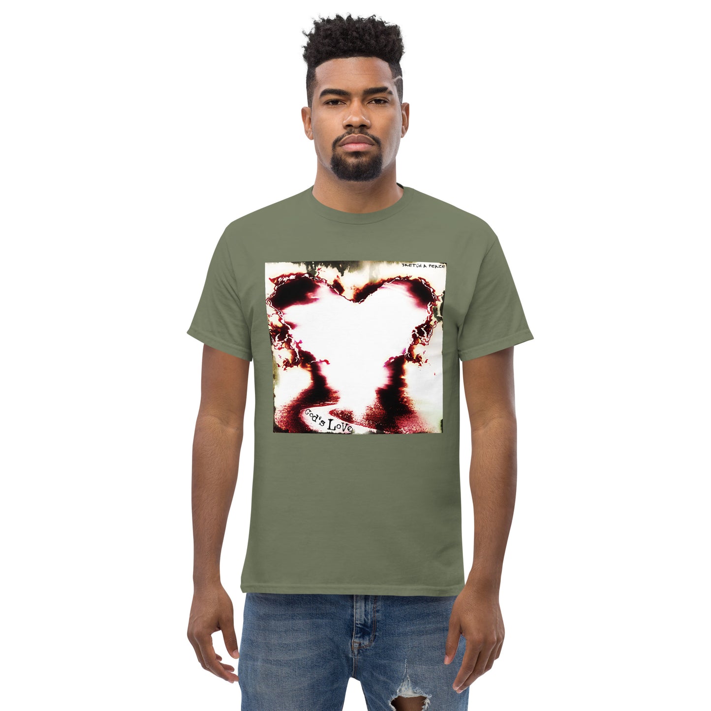Official Sketch A Peaze God's Love Album Cover Men's Classic Tee