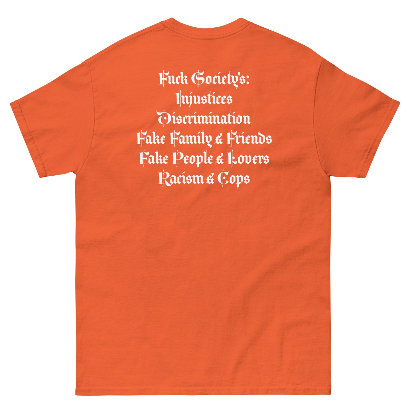 Official Sketch A Peaze Society's Never Pleased Men's Classic Tee