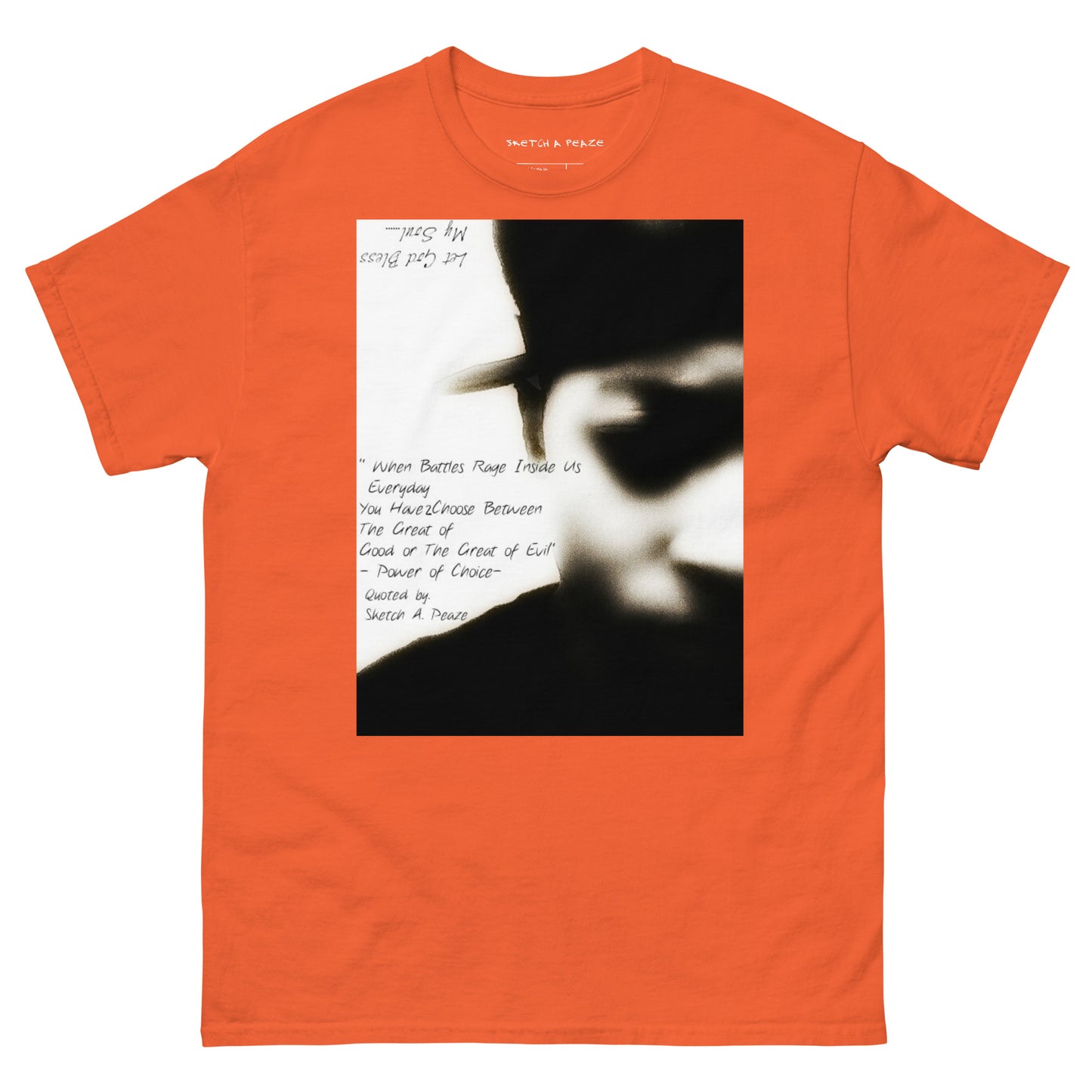 Official Sketch A Peaze Life is A Personal Battle Men's Classic Tee