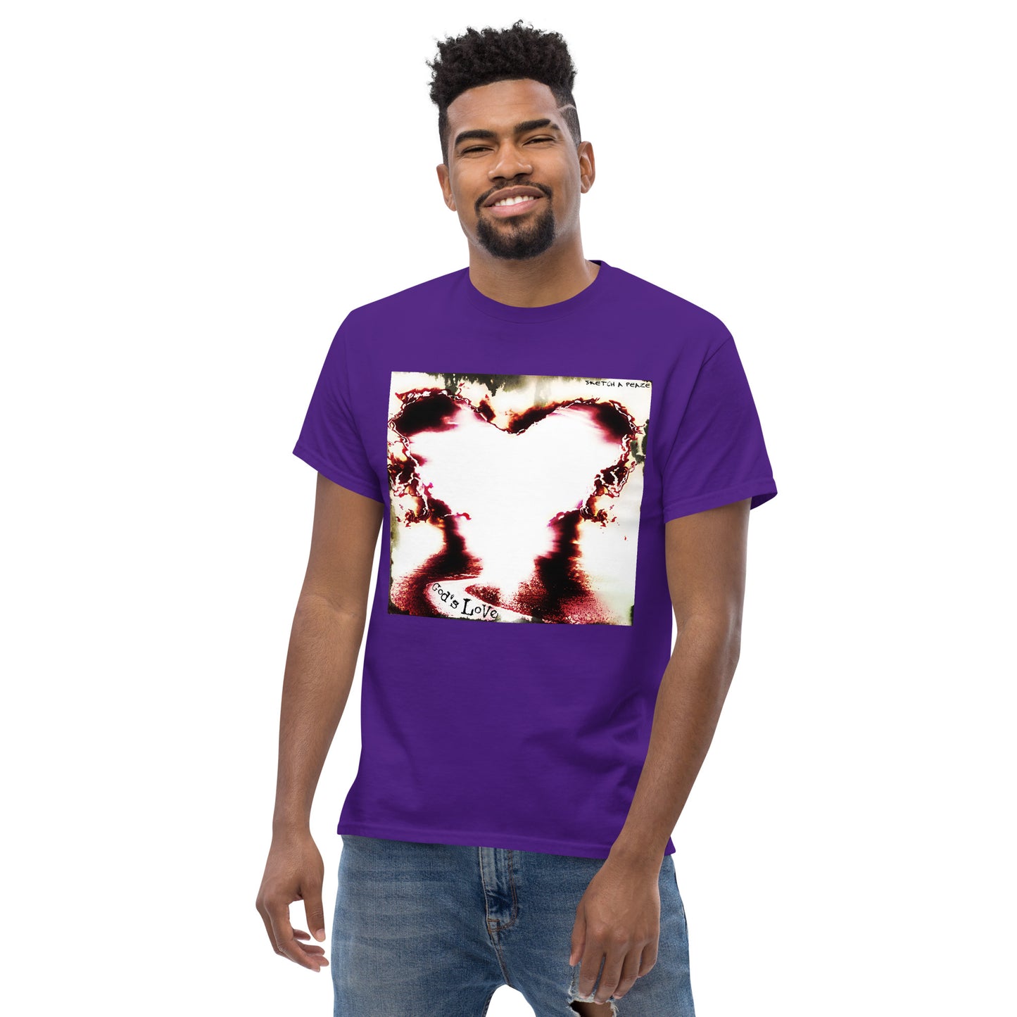 Official Sketch A Peaze God's Love Album Cover Men's Classic Tee