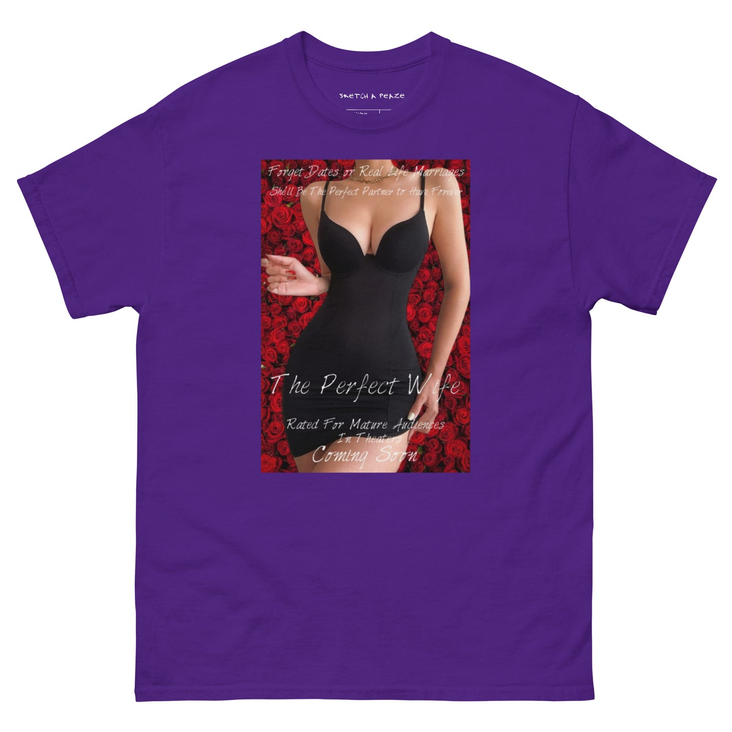 Official Sketch A Peaze The Perfect Wife Movie Promo Poster Men's Classic Tee