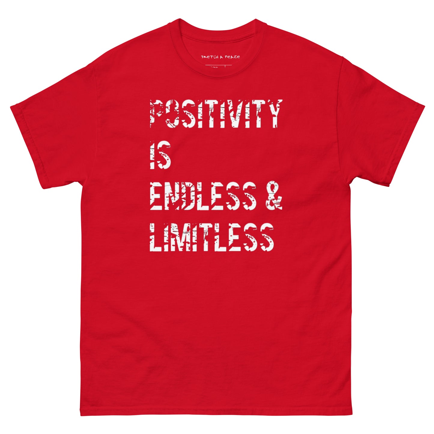 Official Sketch A Peaze Positivity is Endless & Limitless Men's Classic Tee