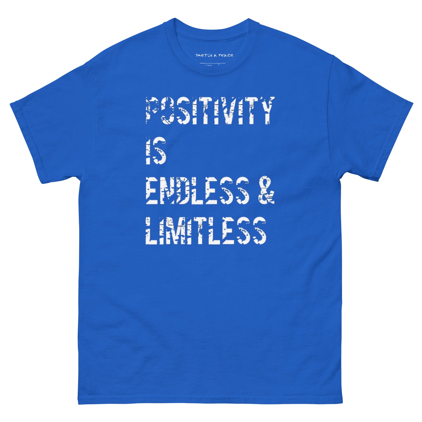 Official Sketch A Peaze Positivity is Endless & Limitless Men's Classic Tee
