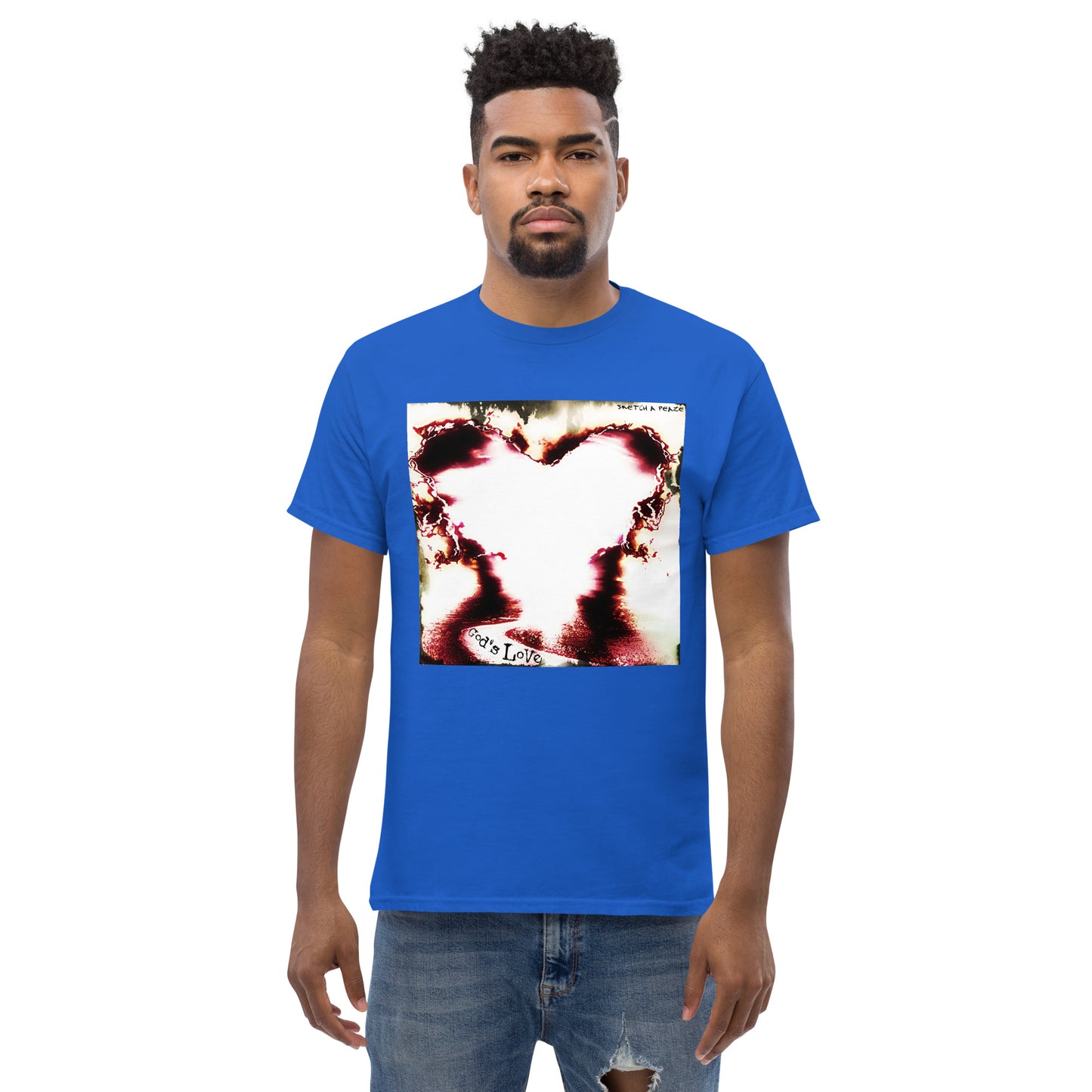 Official Sketch A Peaze God's Love Album Cover Men's Classic Tee