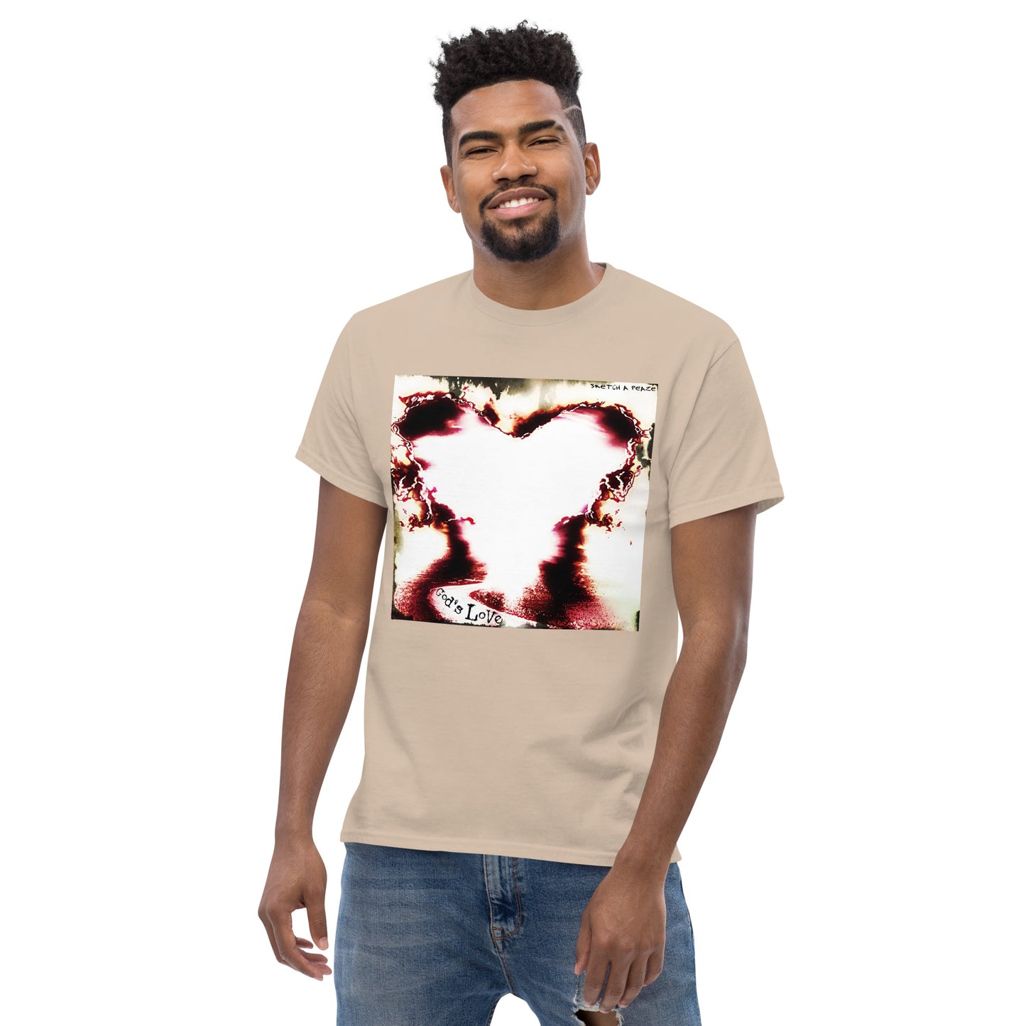 Official Sketch A Peaze God's Love Album Cover Men's Classic Tee