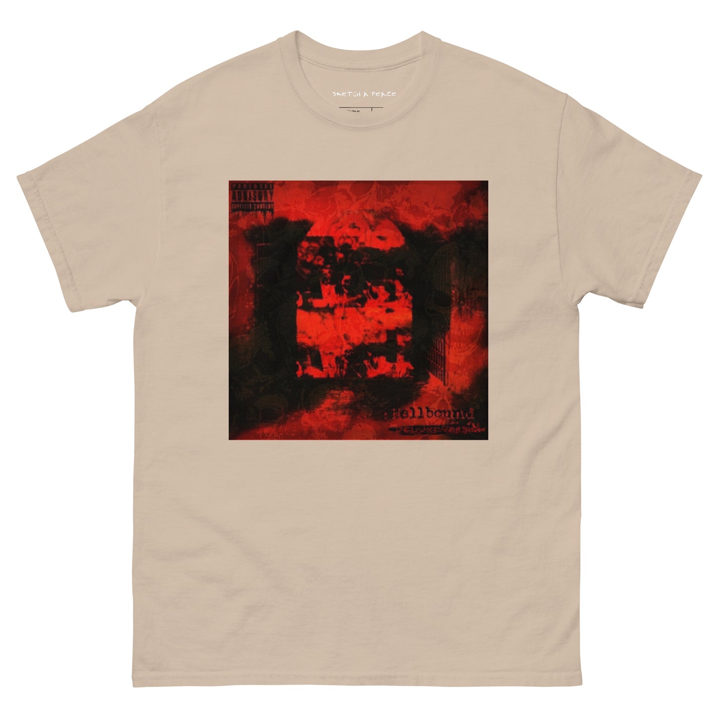 Official Sketch A Peaze Hellbound Deluxe Version Album Cover Men's Classic Tee