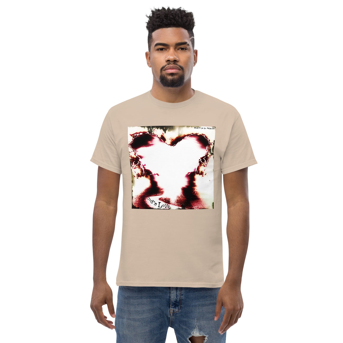 Official Sketch A Peaze God's Love Album Cover Men's Classic Tee