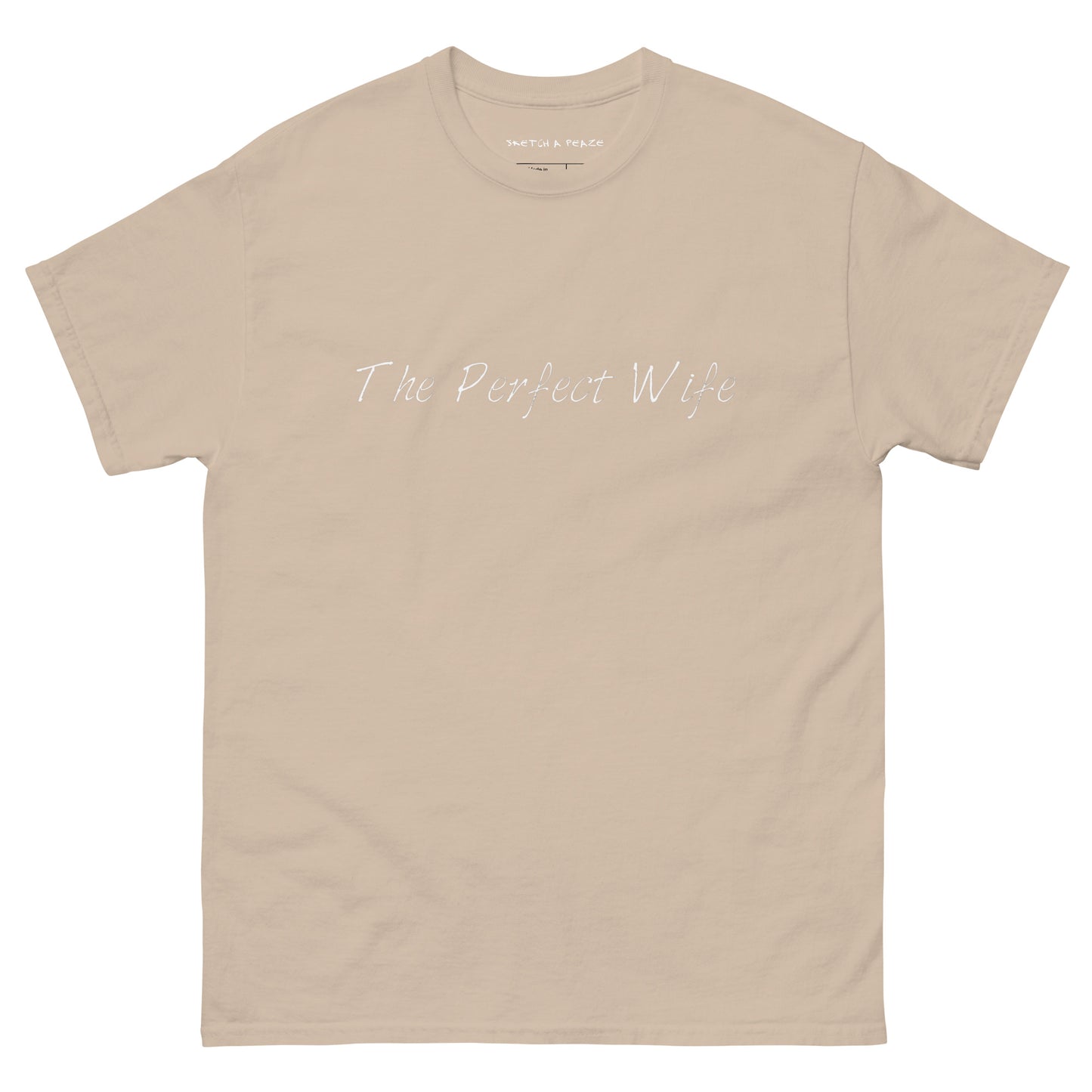 Official Sketch A Peaze The Perfect Wife Movie Title Men's Classic Tee