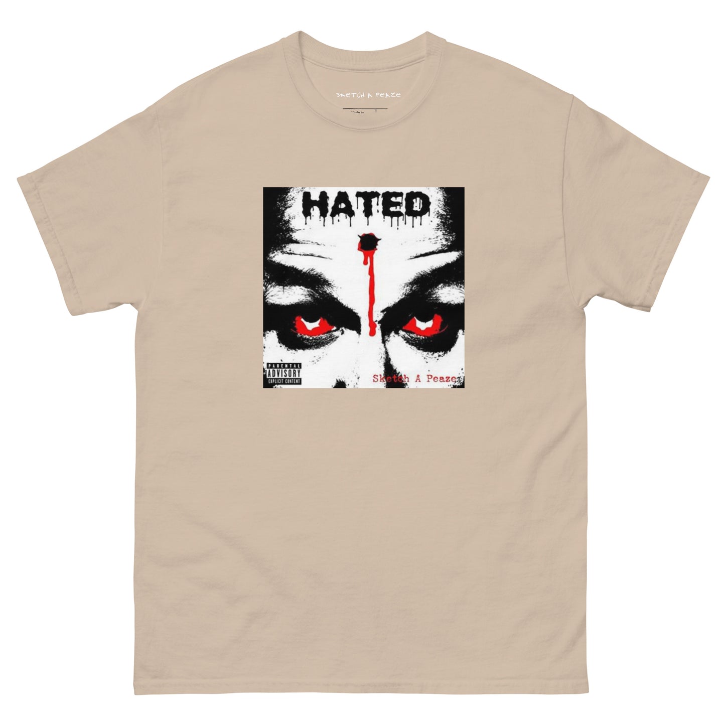 Official Sketch A Peaze Hated Album Cover Promo Men's Classic Tee