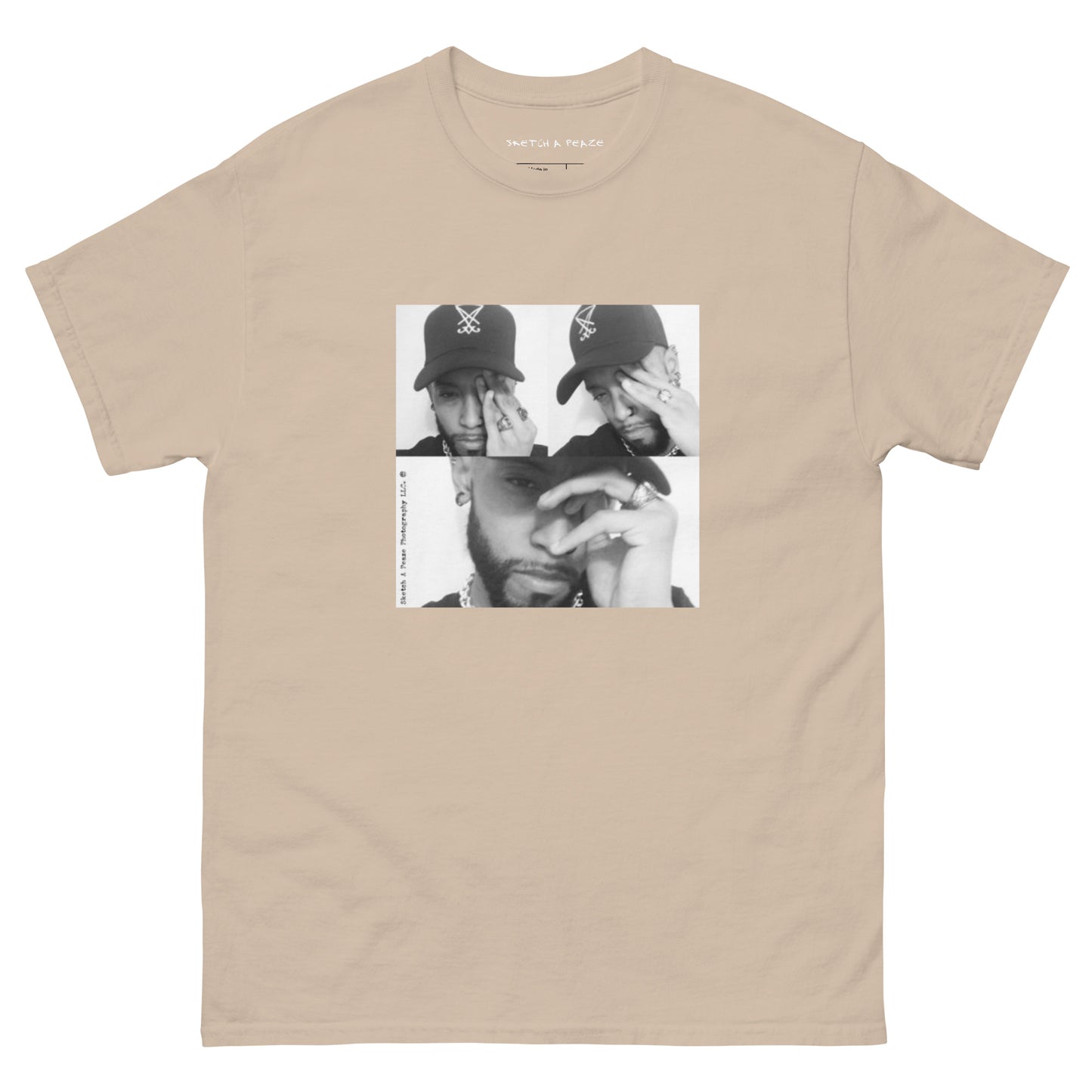 Official Sketch A Peaze Self Portrait Vintage Icon Men's Classic Tee