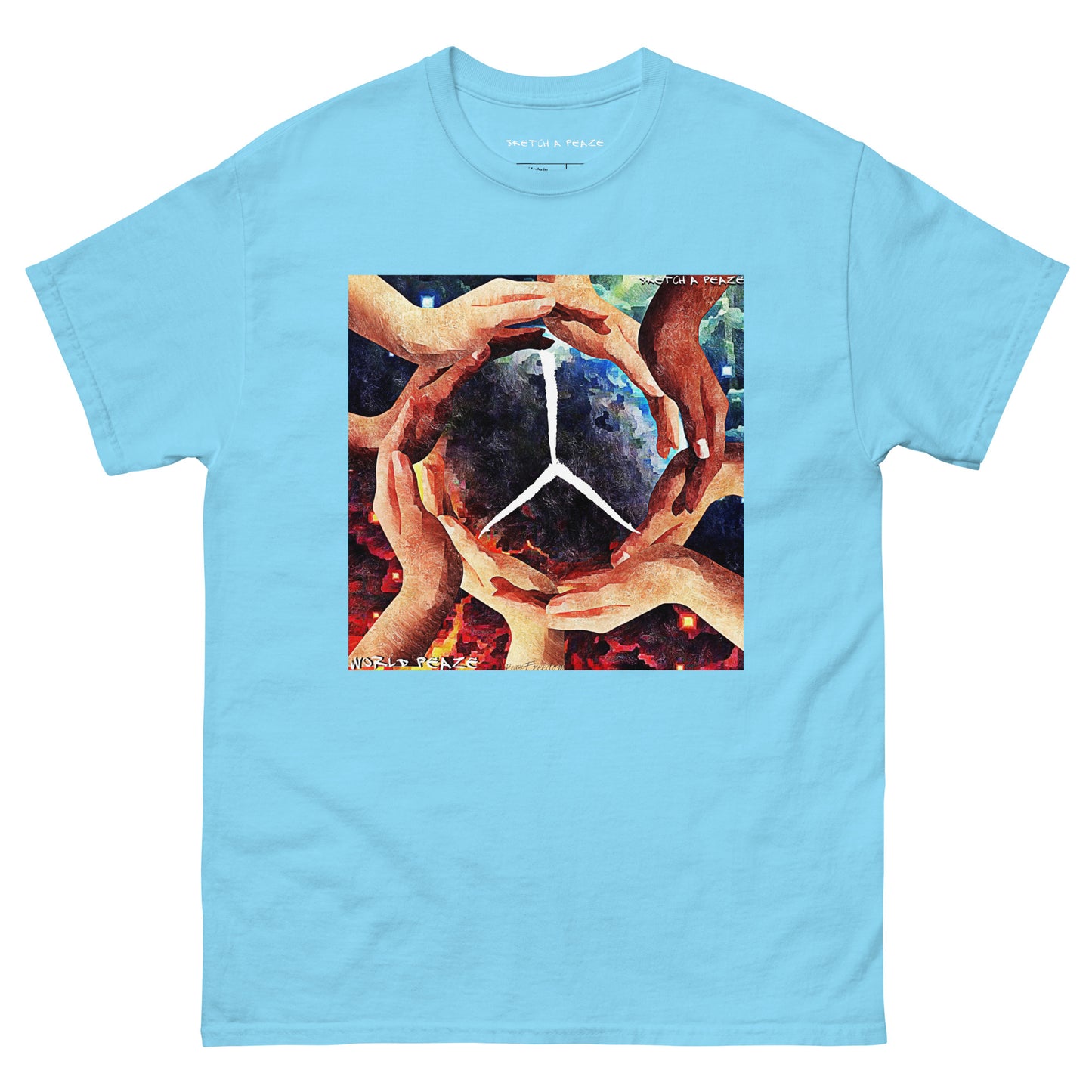 Official Sketch A Peaze World Peaze Album Single Men's Classic Tee