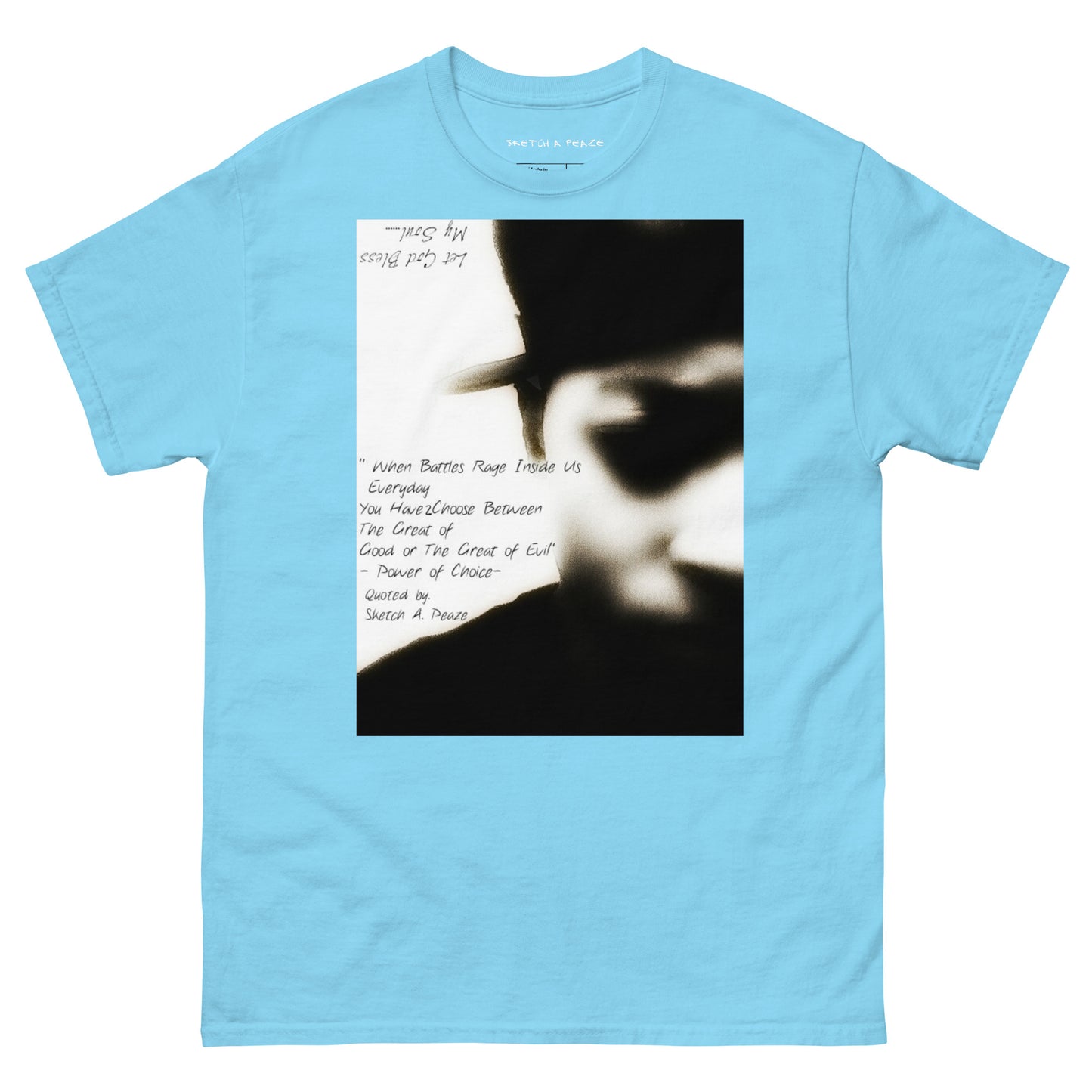 Official Sketch A Peaze Life is A Personal Battle Men's Classic Tee