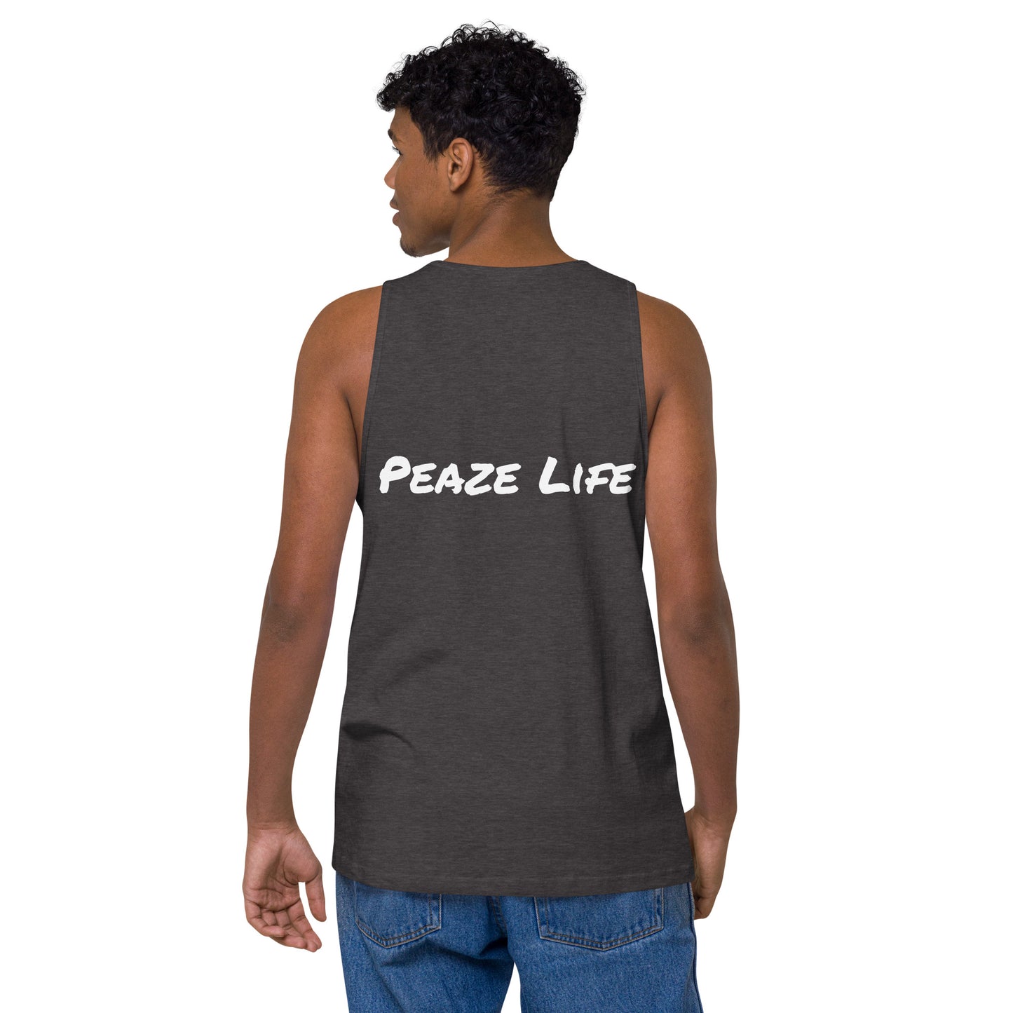 Official Sketch A Peaze Artist Logo Name Men’s Premium Tank Top