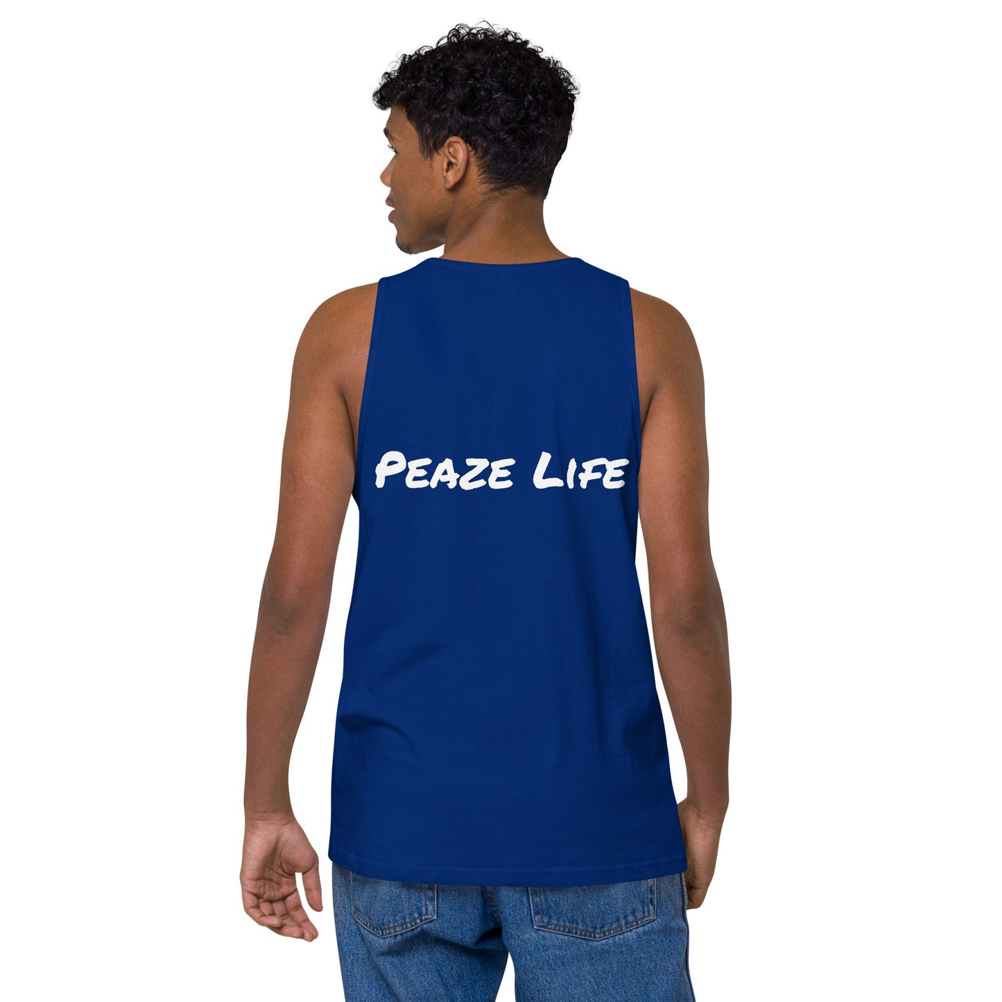 Official Sketch A Peaze Artist Logo Name Men’s Premium Tank Top