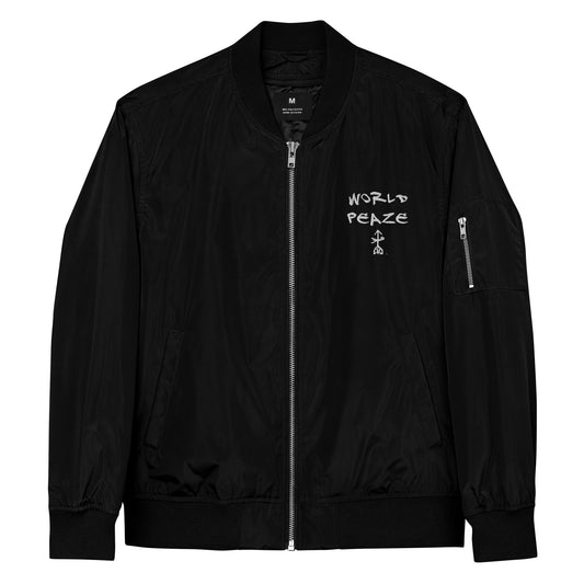 Official Sketch A Peaze World Peaze Premium Recycled Bomber Jacket